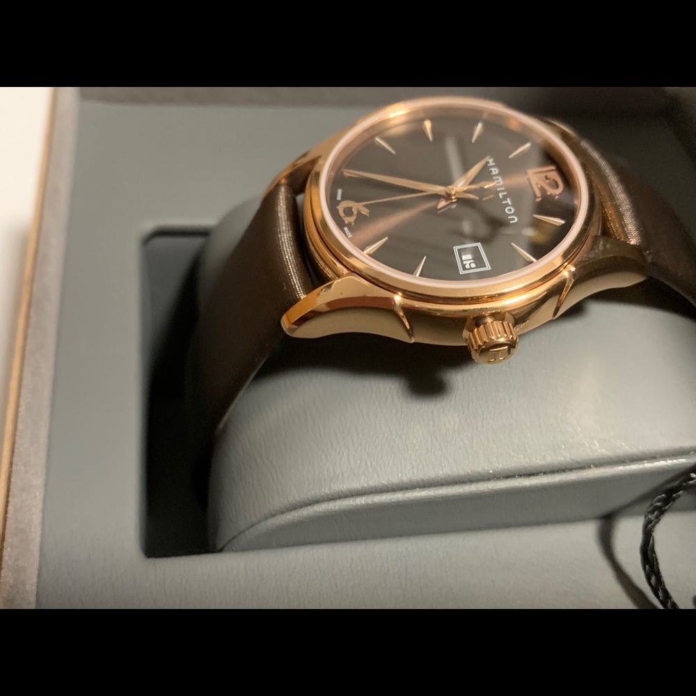 HAMILTON Jazzmaster Brown Dial Ladies Watch - Picture 4 of 5